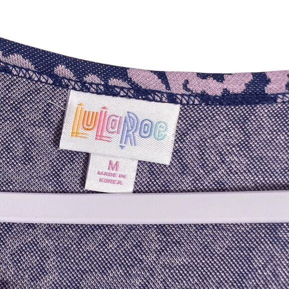 LuLaRoe Womens Floral Dress Medium Midi Fit & Flare - Picture 3 of 3